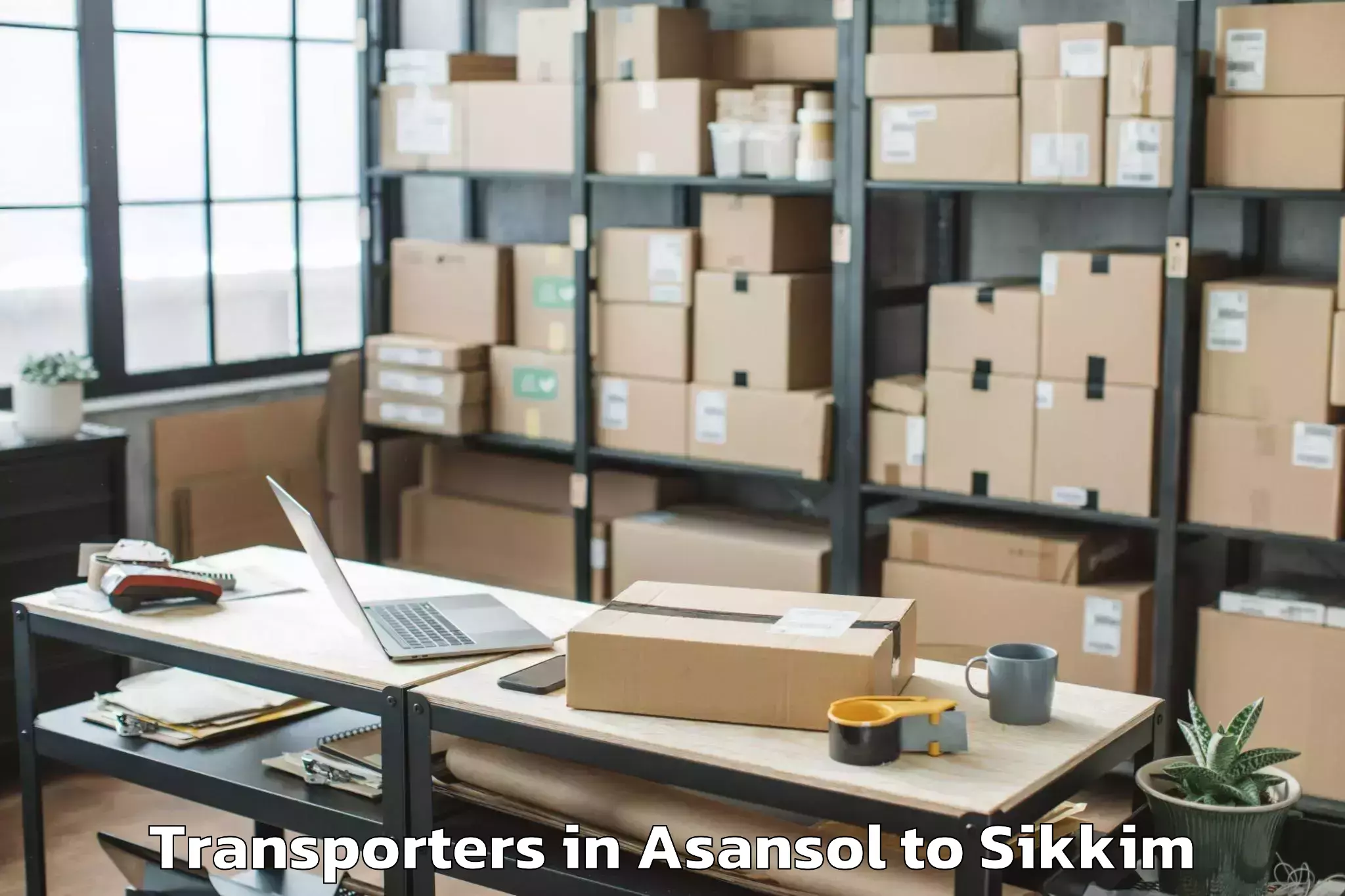 Book Asansol to Ravong Transporters Online